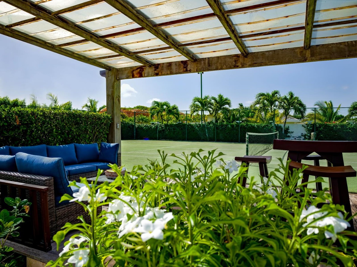 Tennis Court at Villa Indigo in Anguilla