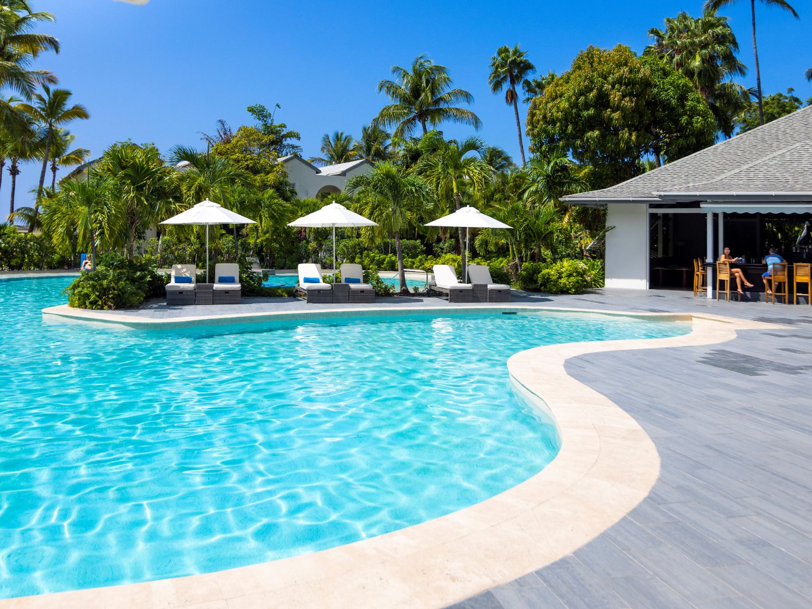Poolside at Carlisle Bay in Antigua