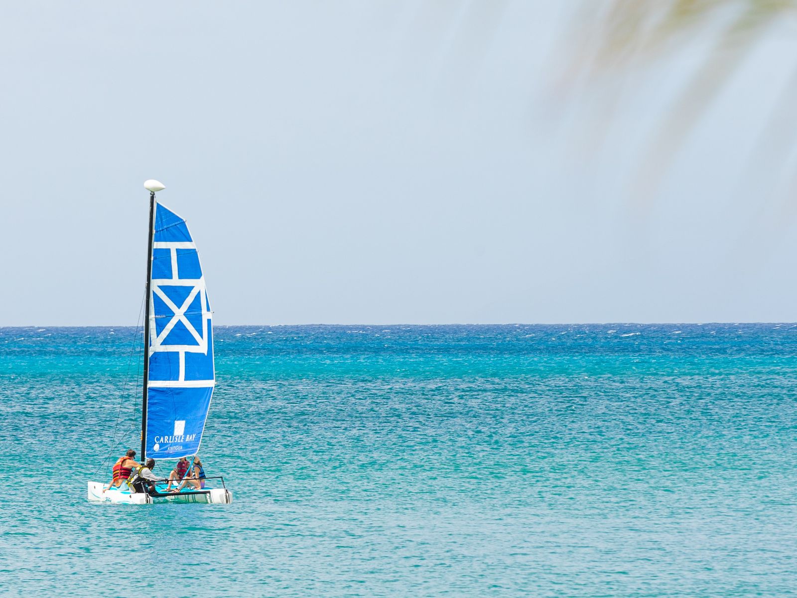 Sailing on the waters of Carlisle Bay in Antigua