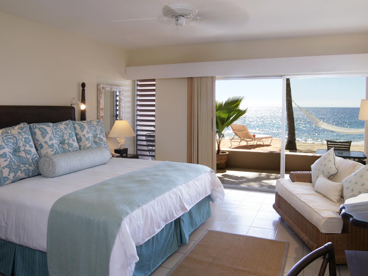 Deluxe room at Curtain Bluff, Antigua