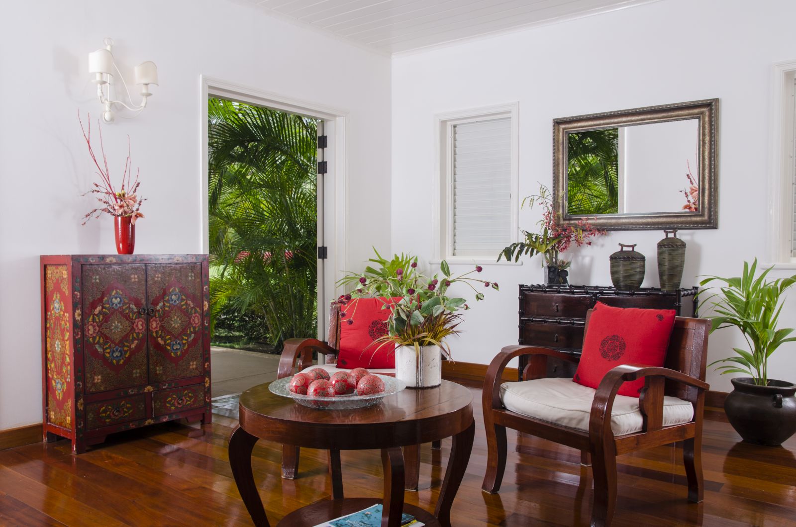 Living area of a suite at the Inn at English Harbour Antigua
