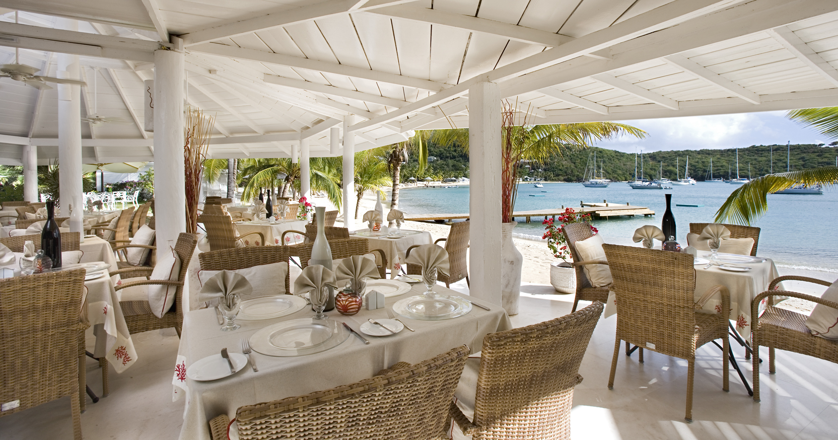 Restaurant at Inn at the English Harbour, Antigua