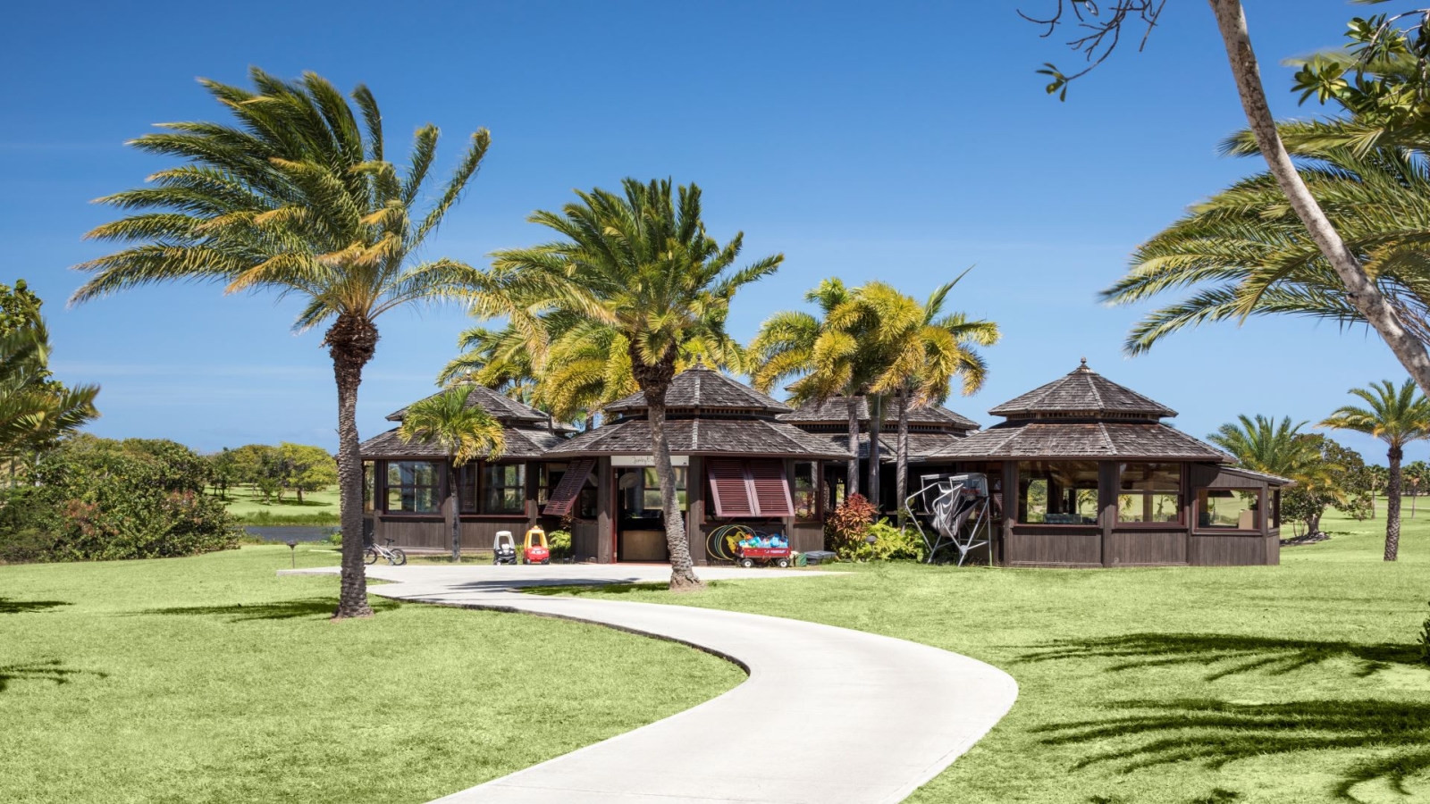 Exterior of the Kid's Club at Jumby Bay