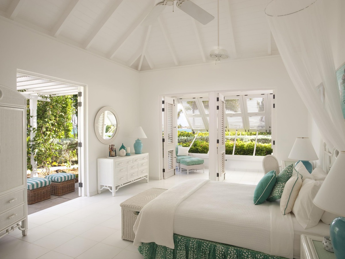 master bedroom of Bannaquit, Antigua