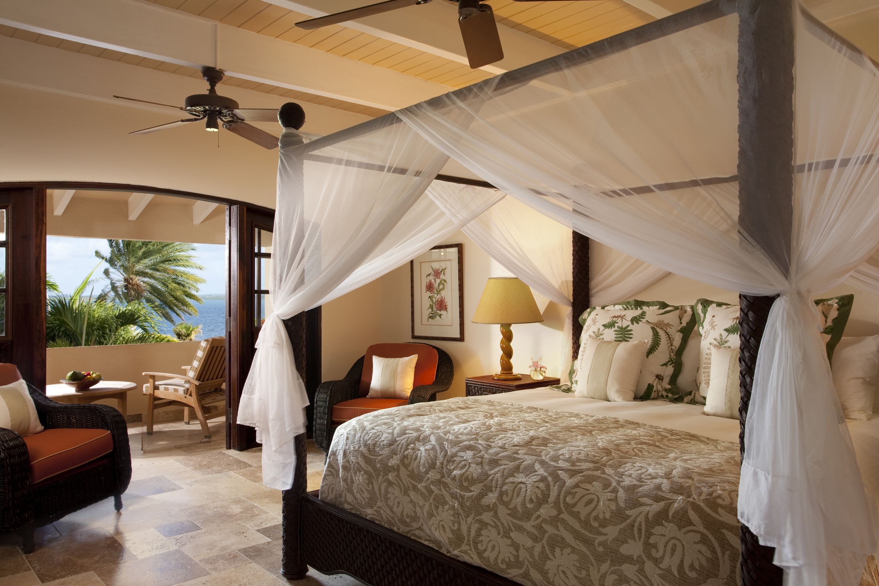 Double bedroom at Banyan Villa, Antigua