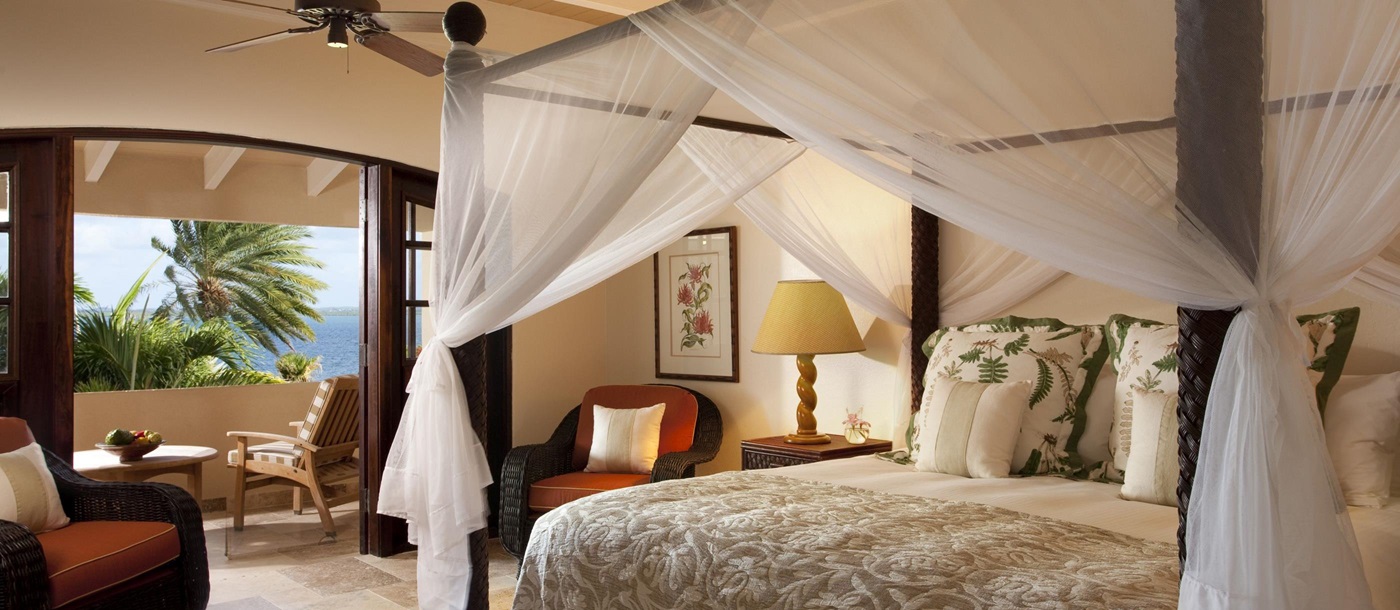 Double bedroom at Banyan Villa, Antigua