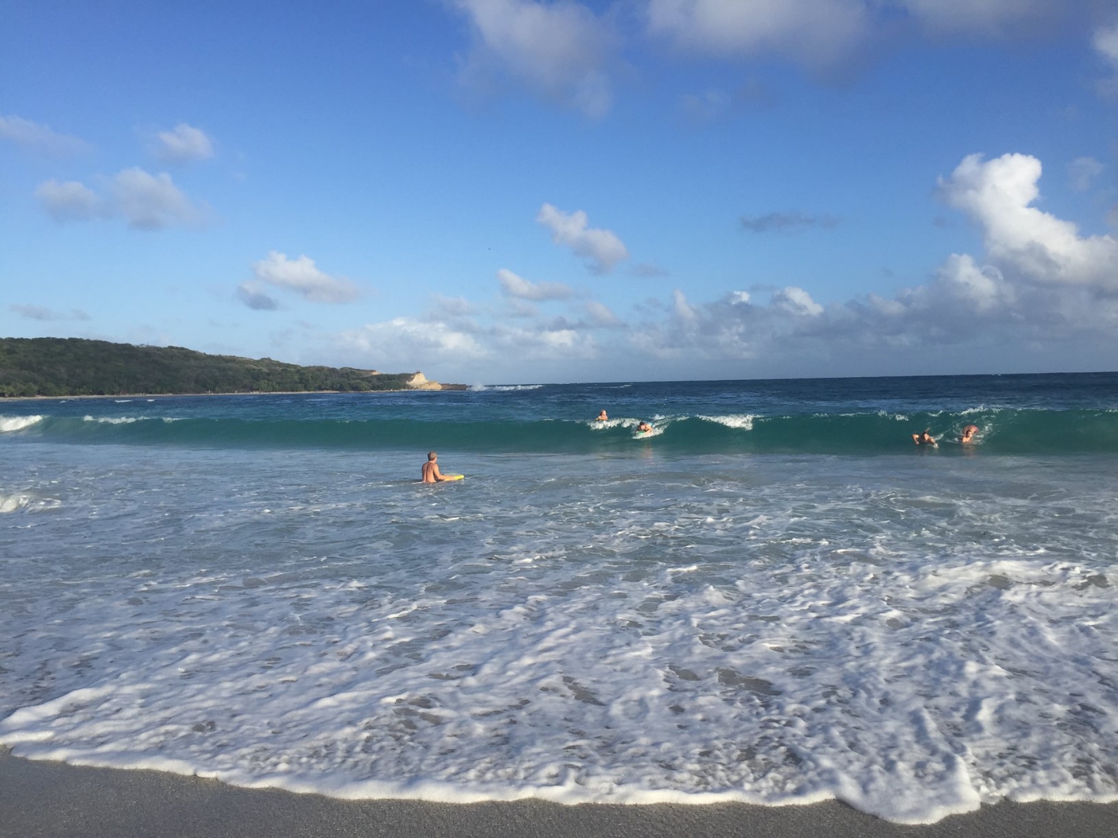 The sea at Deep Bay House in Antigua