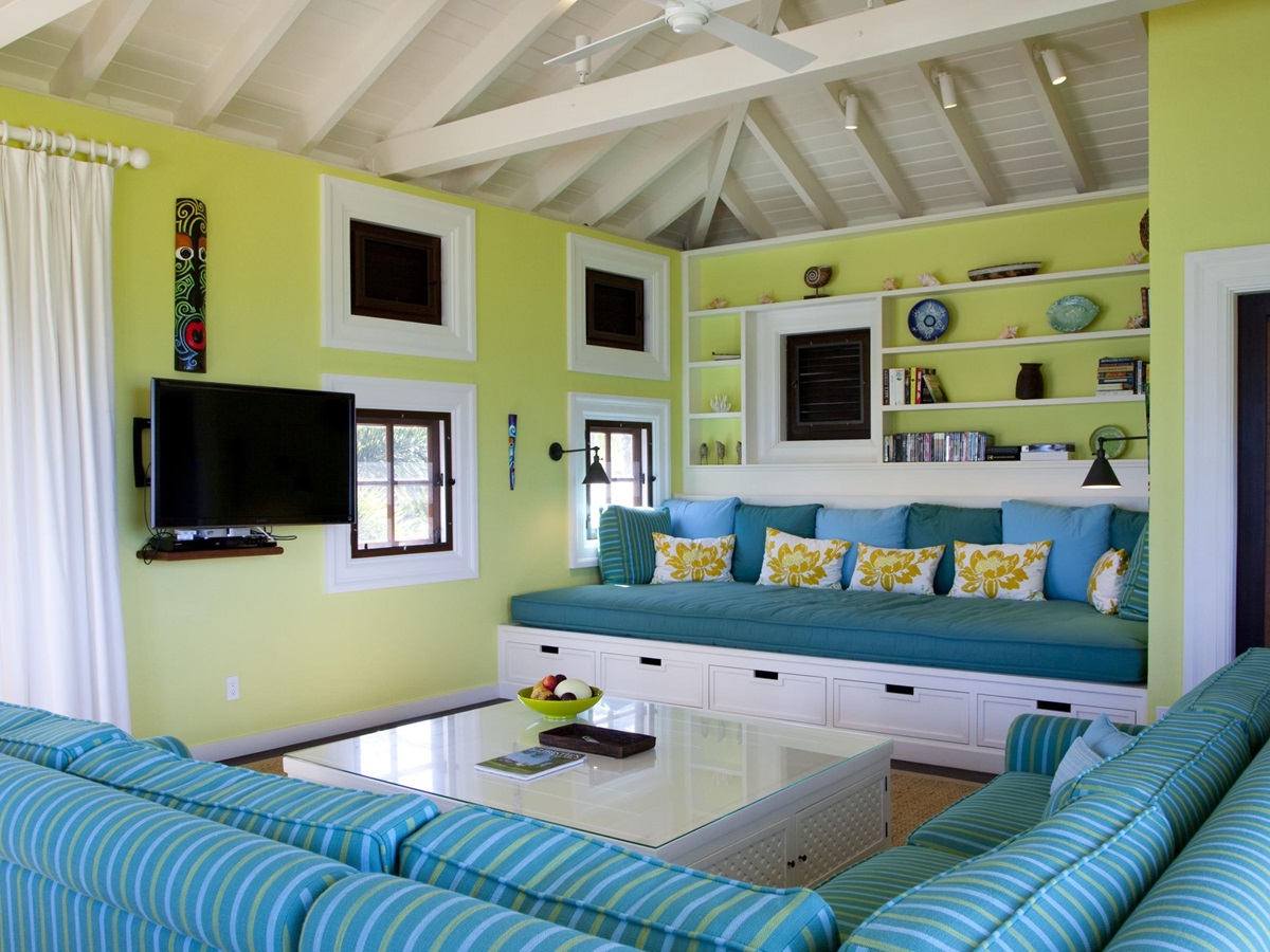living area of Frangipani, Antigua