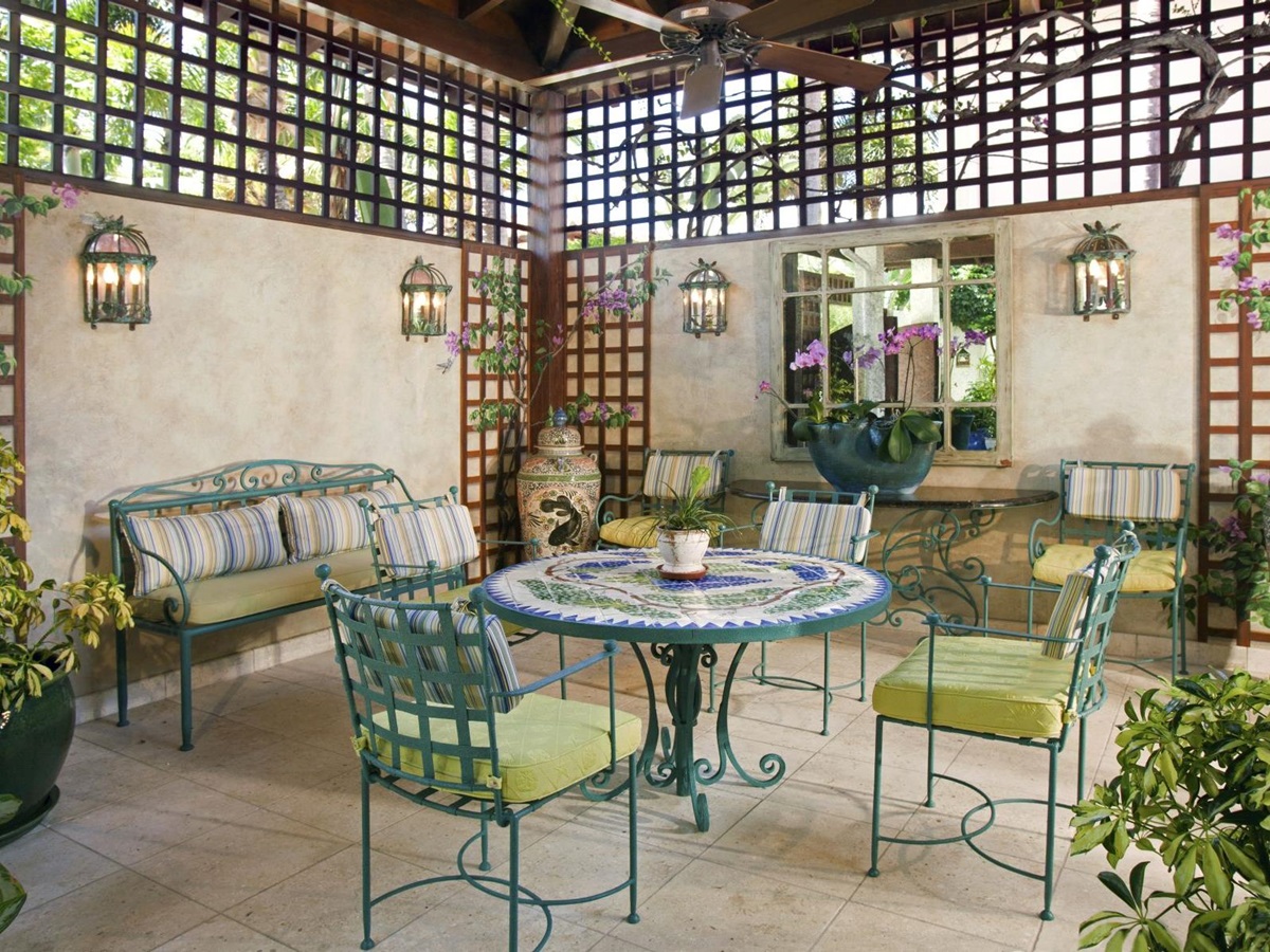 Patio at Hummingbird, Jumby Bay, Antigua