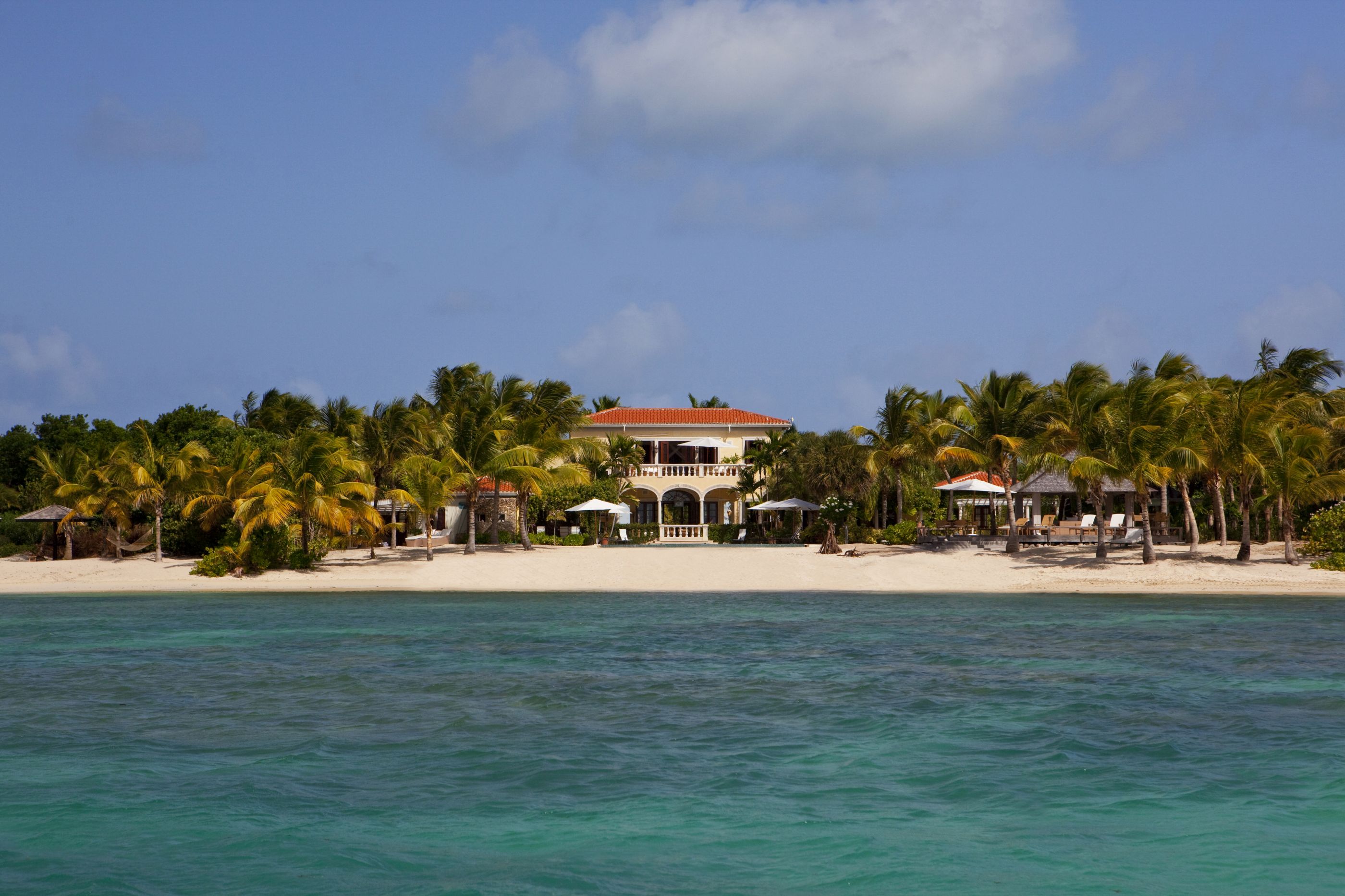 Views from the sea at La Casa, Antigua