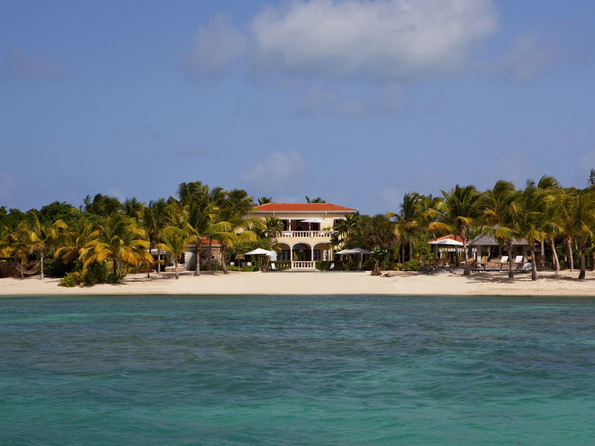 Views from the sea at La Casa, Antigua