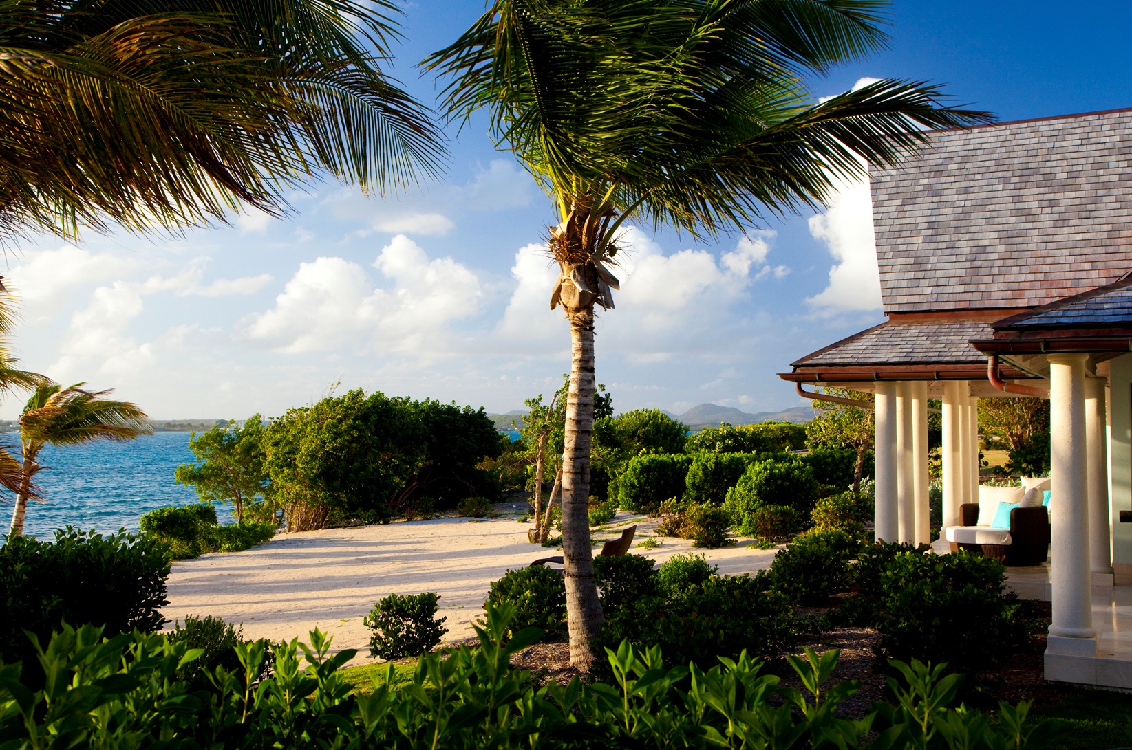 columns of lazy lizard, antigua