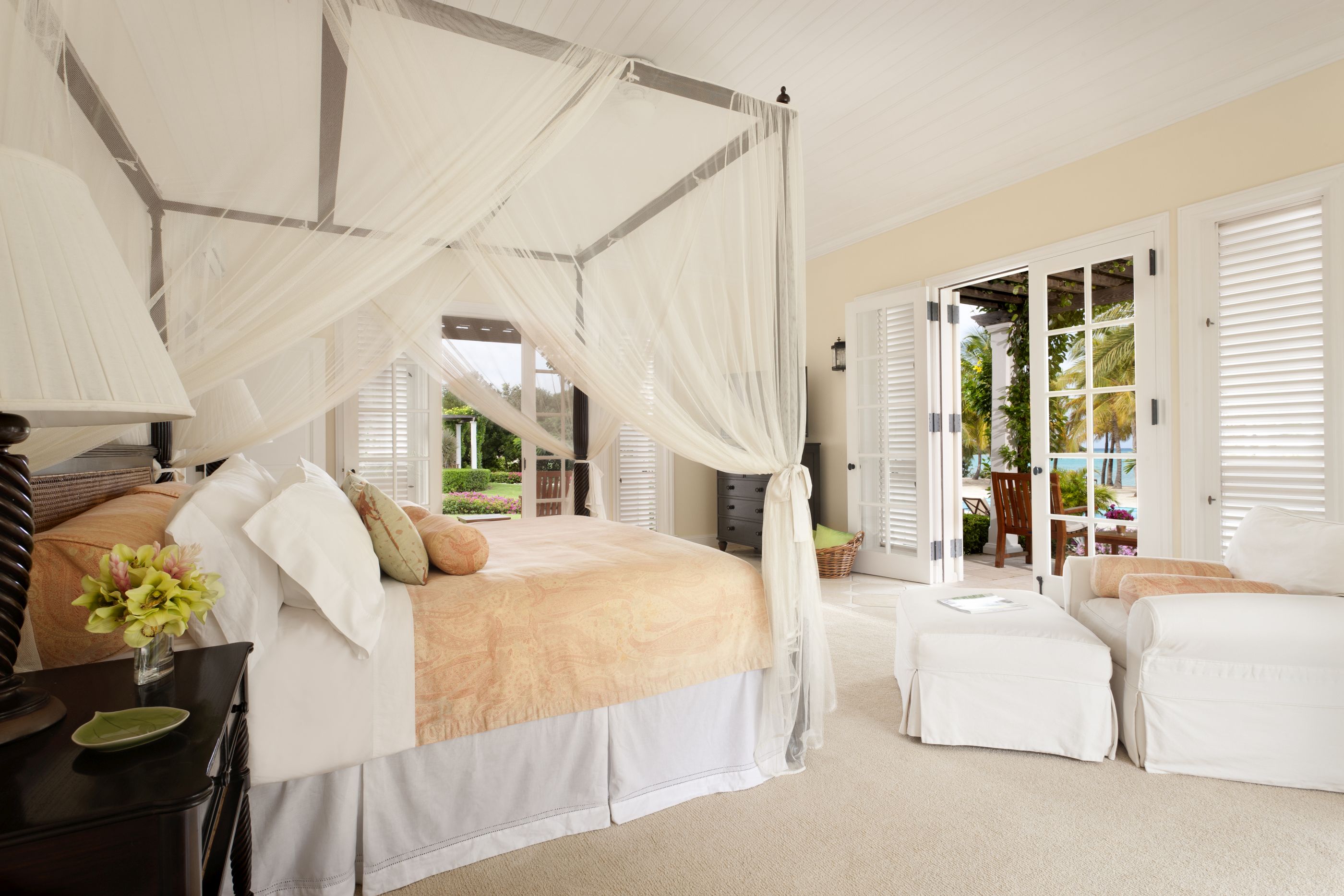 Double bedroom at Oleander, Antigua