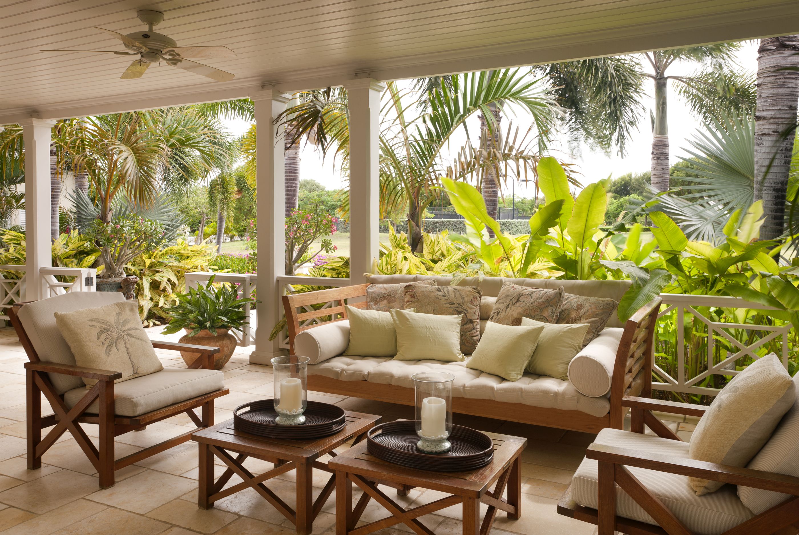 OUtdoor sitting at Oleander, Antigua