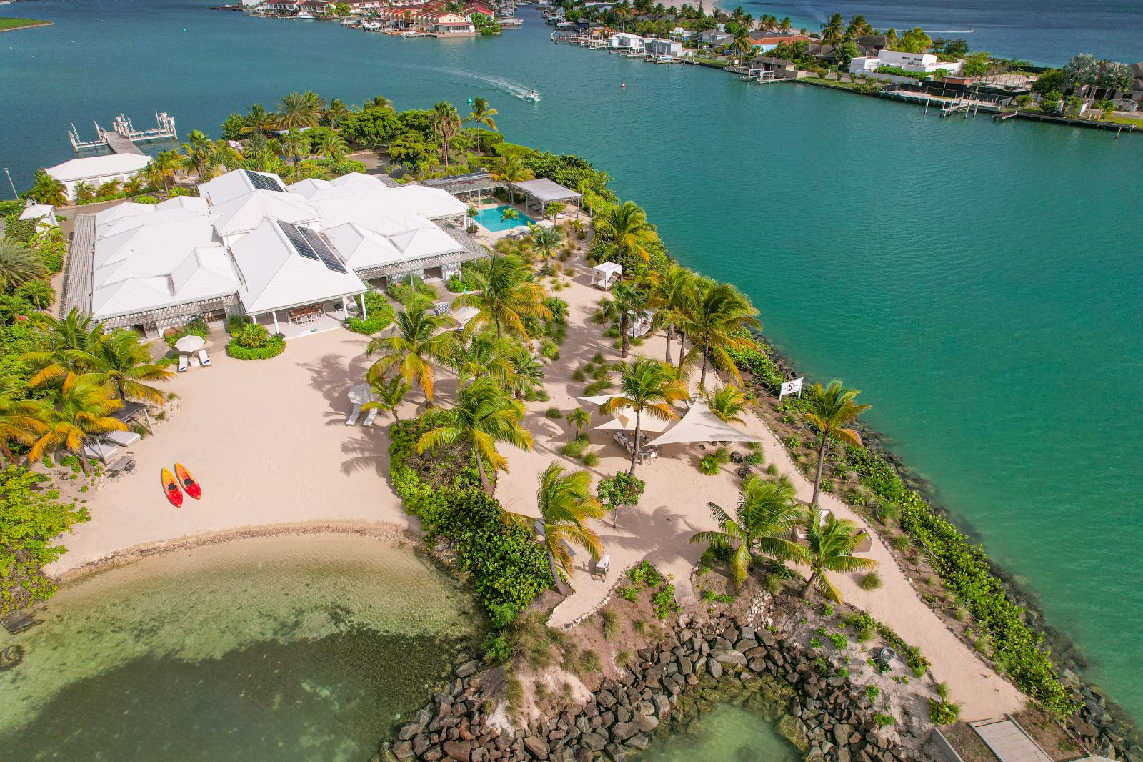 Aerial View of Palm Point in Antigua