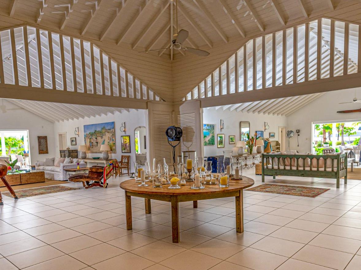 Foyer at Palm Point in Antigua