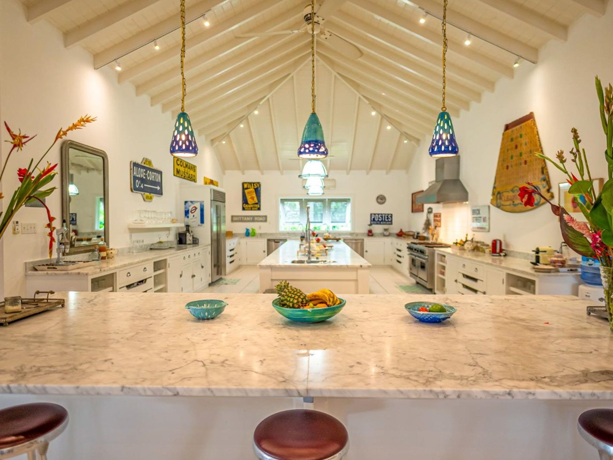 Kitchen at Palm Point in Antigua