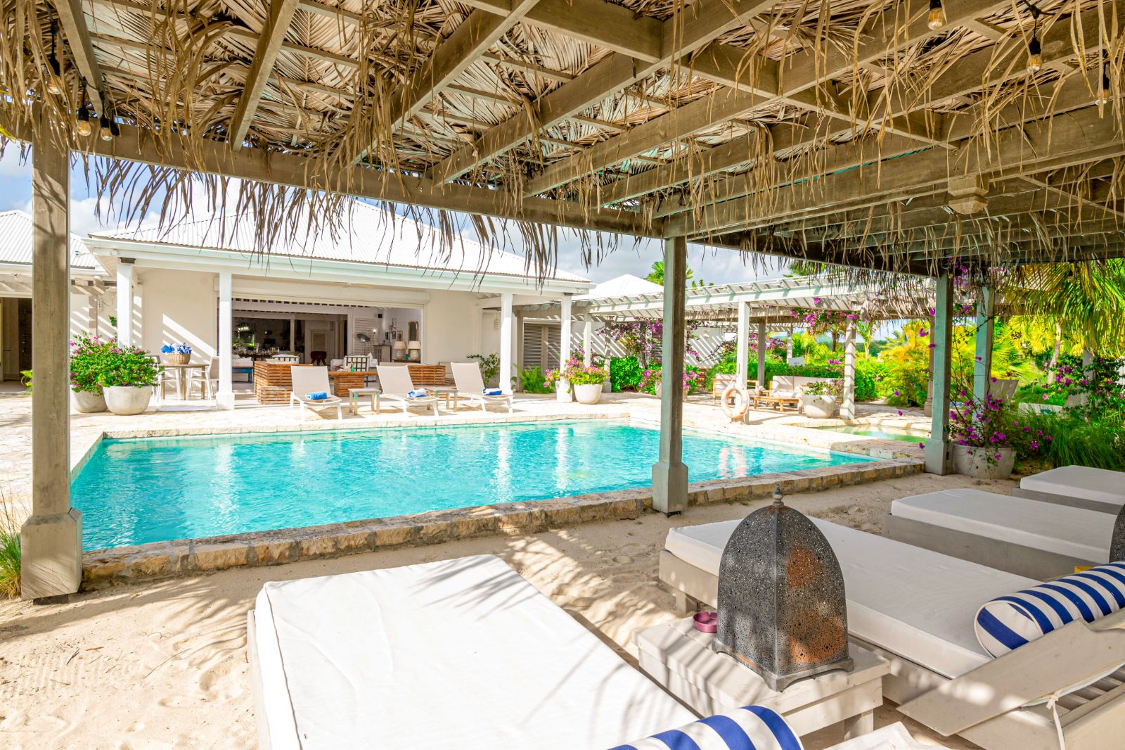 Poolside at Palm Point in Antigua
