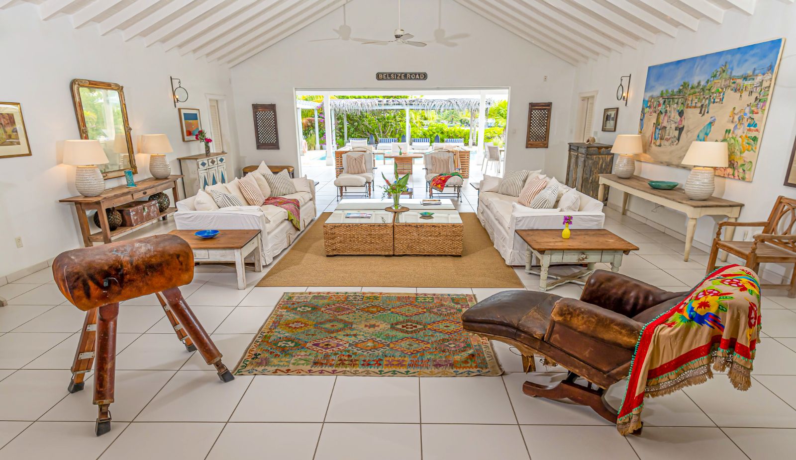 Living Room at Palm Point in Antigua