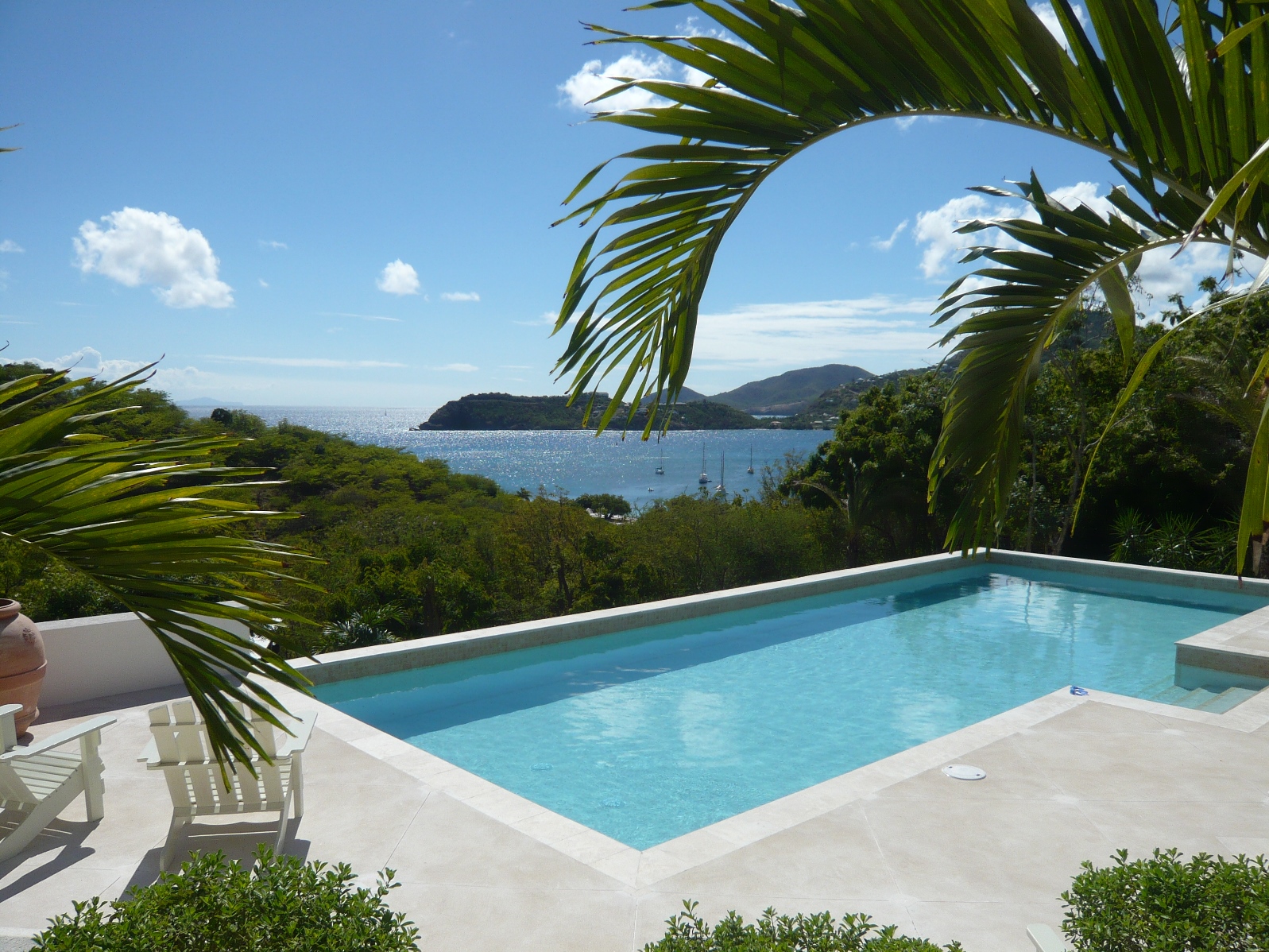 Swimming pool of Pigeon Beach House, Antigua