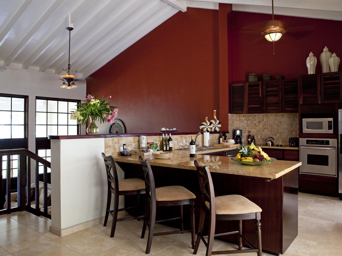 kitchen in Palm Point, Antigua