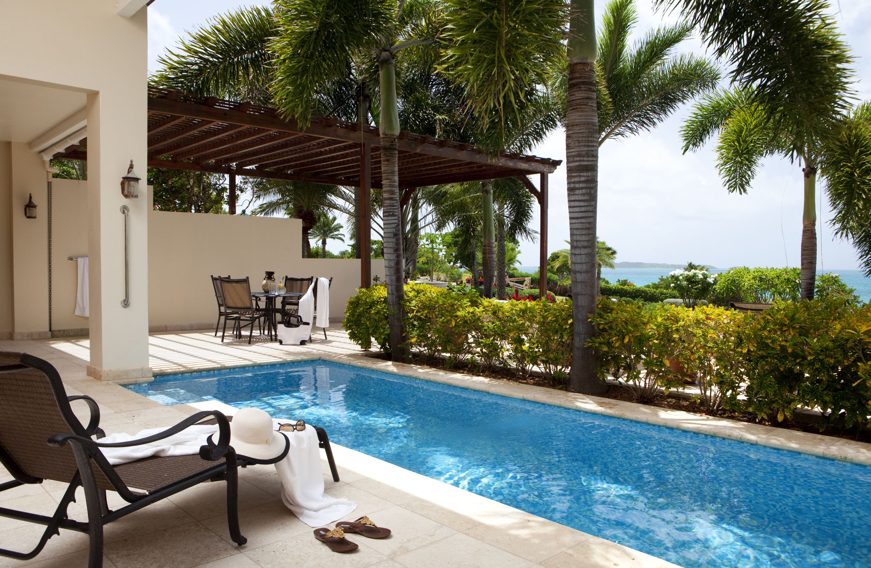 Antigua pool of Palm Point, Antigua