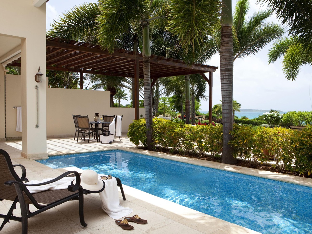 Antigua pool of Palm Point, Antigua