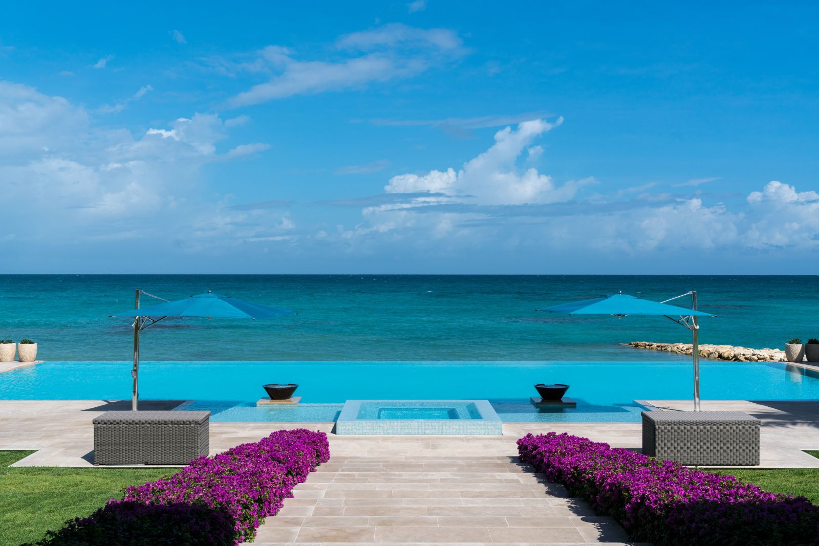 Ocean view at Pure Turquoise-Jumby Bay-Antigua