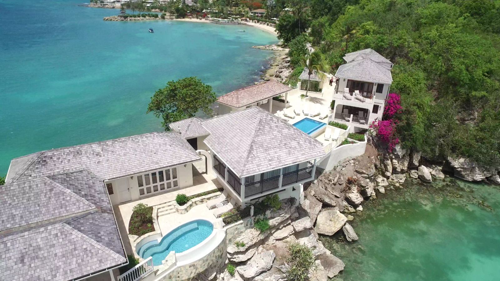 Aerial  Rock Cottage - Antigua