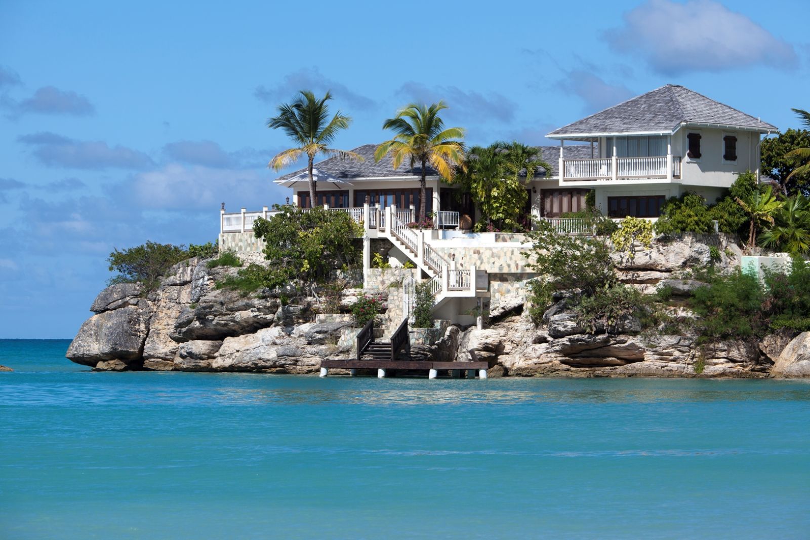 View from Sea  Rock Cottage - Antigua