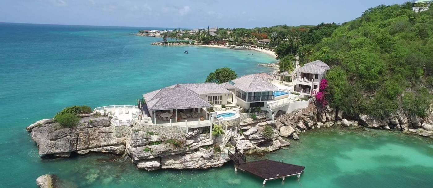 Aerial2-Resort- Rock Cottage - Antigua