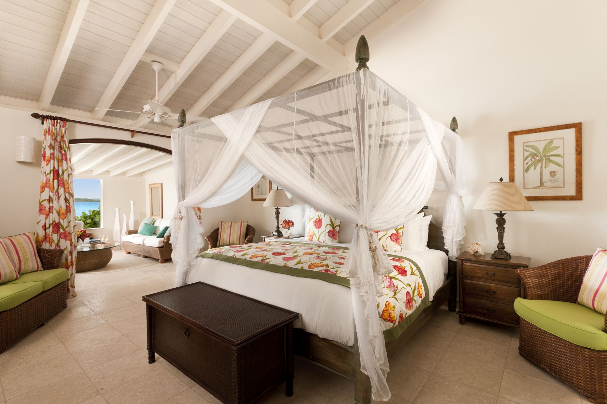 Double bedroom of Seabreeze, Antigua