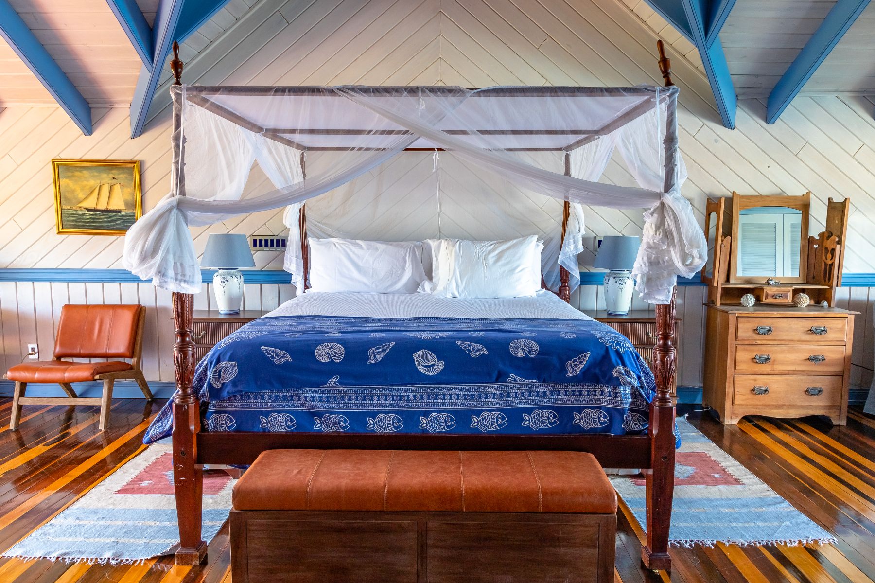 Bedroom One at St Anne's Point in Antigua
