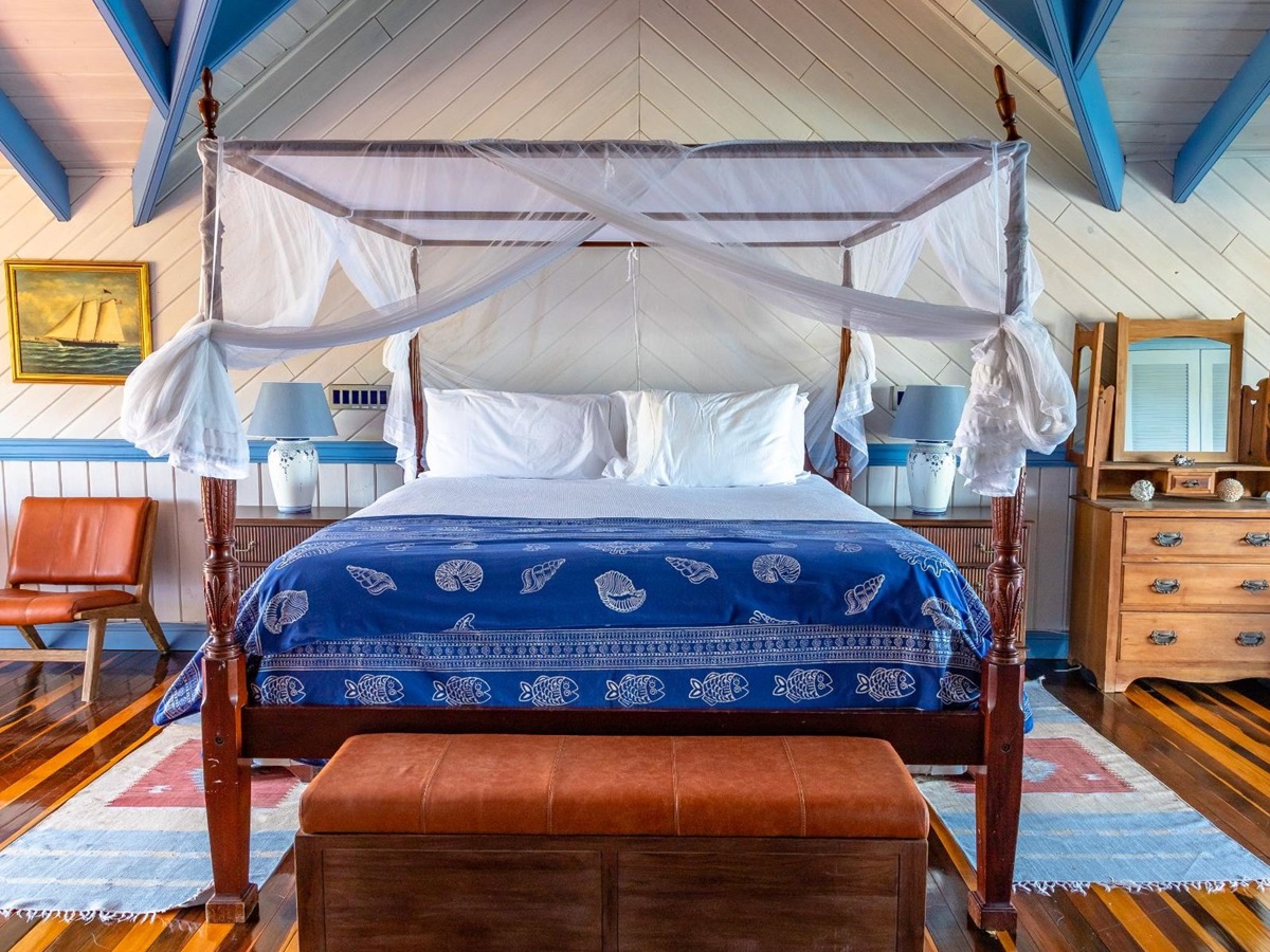 Bedroom One at St Anne's Point in Antigua