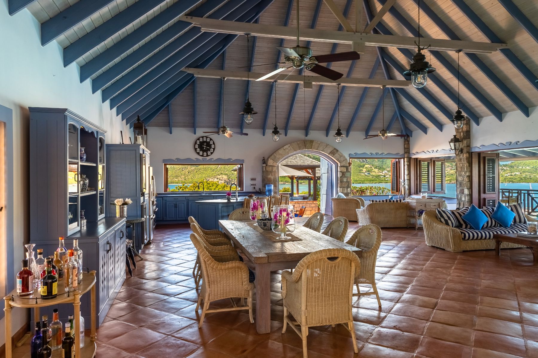 Dining Area at St Anne's Point in Antigua