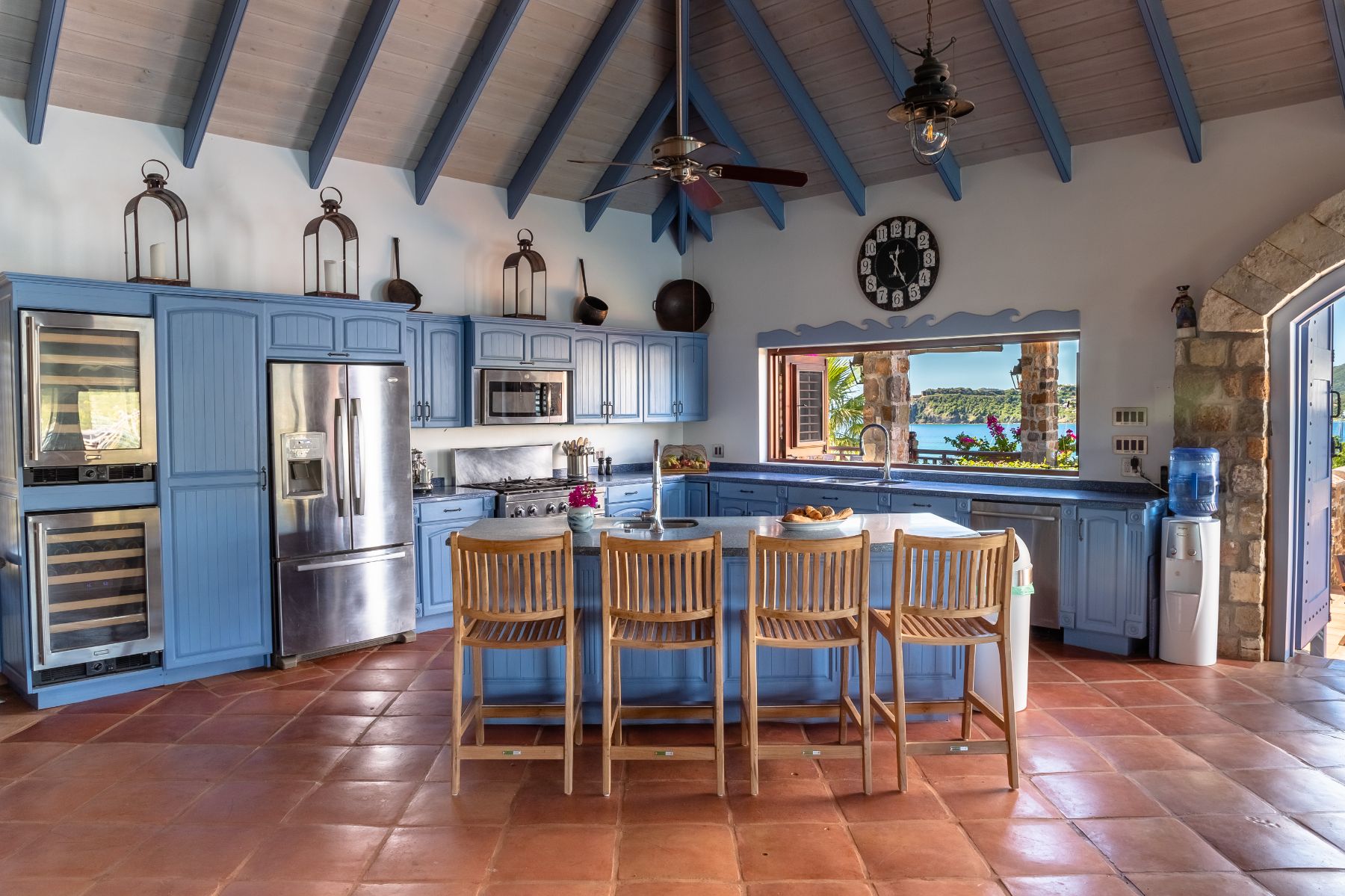 Kitchen at St Anne's Point in Antigua