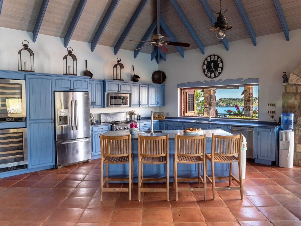 Kitchen at St Anne's Point in Antigua