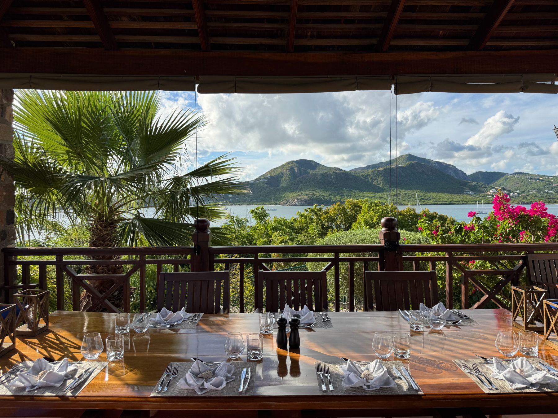 Outdoor Dining at St Anne's Point in Antigua