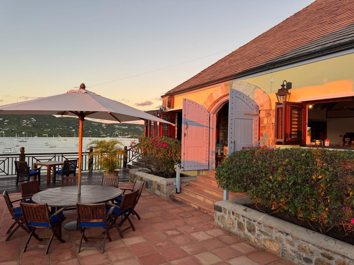 Sunset on the Terrace at St Anne's Point in Antigua