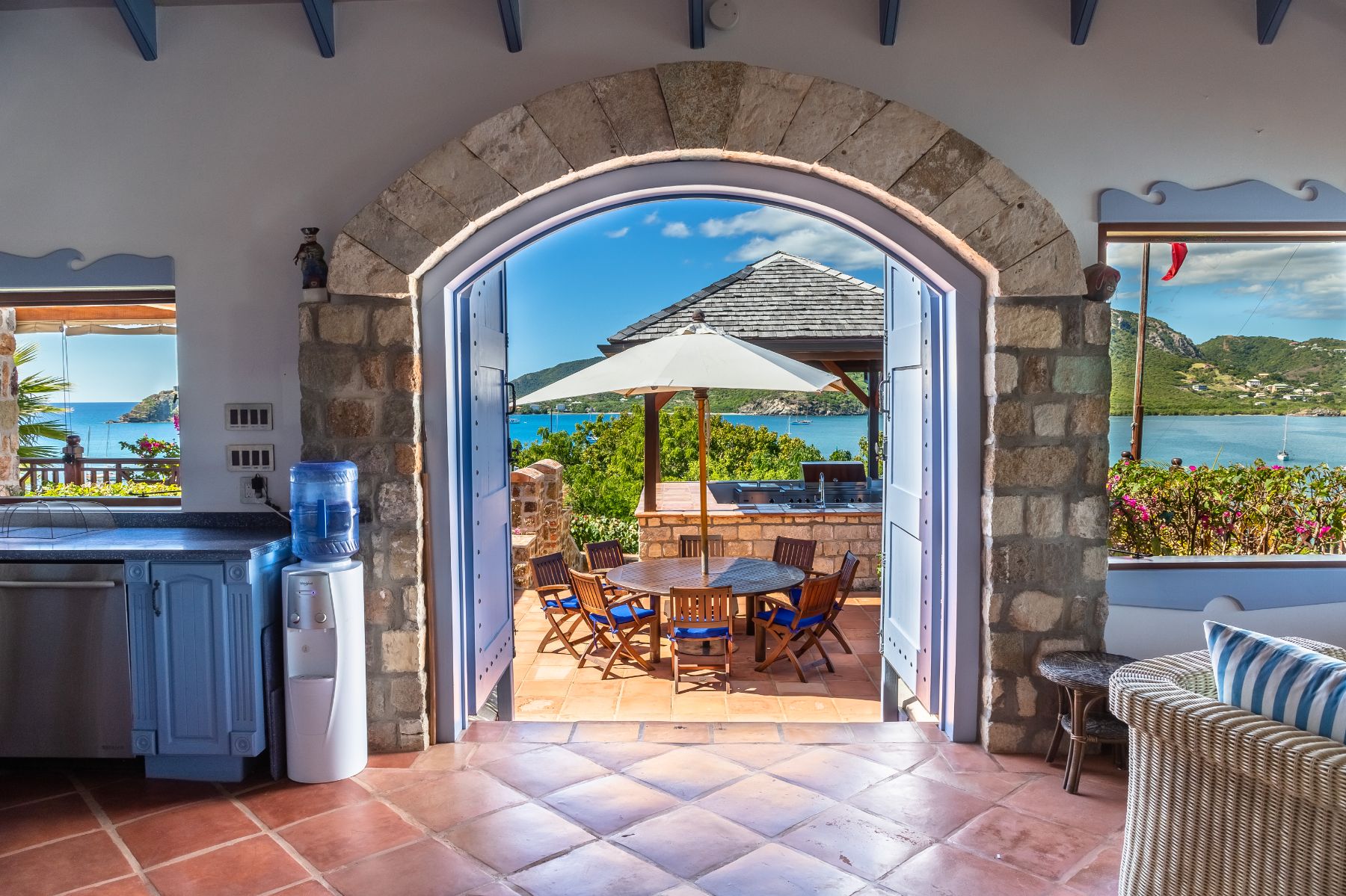 Terrace at St Anne's Point in Antigua