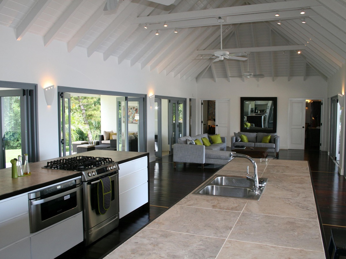 Kitchen of Hill Club, Antigua