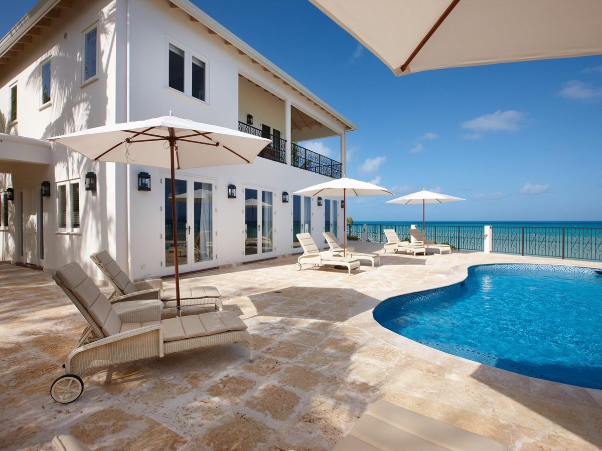 The private pool at Turtle Cottage in Antigua