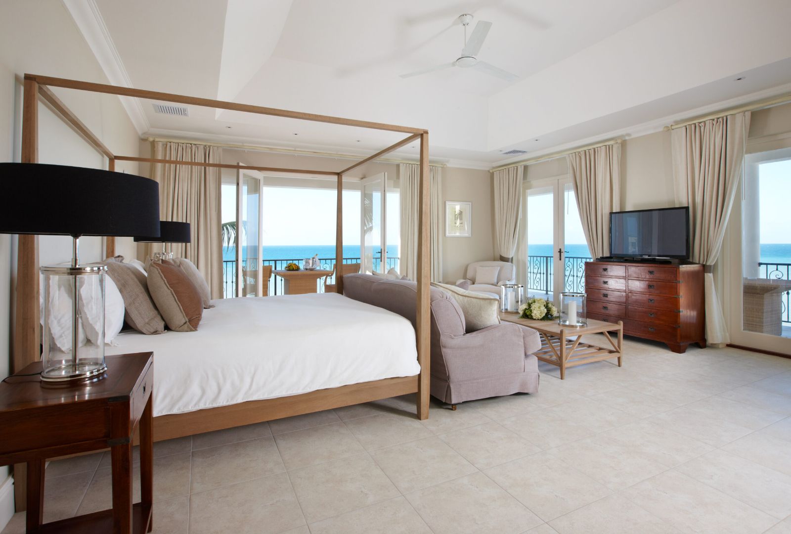 Master Bedroom at Turtle Cottage in Antigua