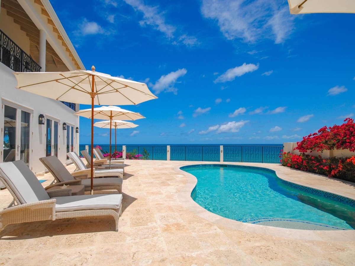 Pool at Turtle Cottage in Ibiza