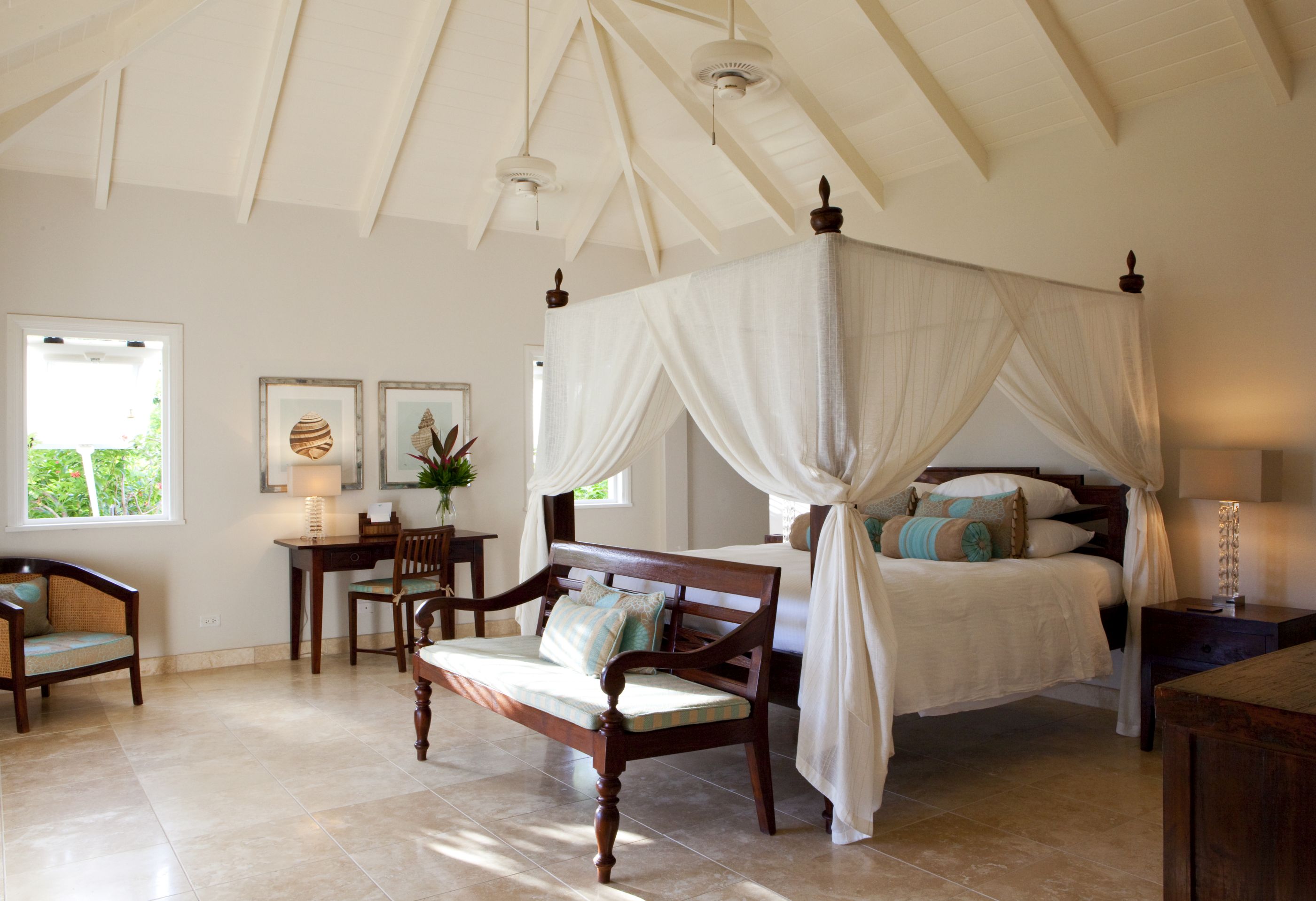 Double bedroom of Turtle Reef, Antigua