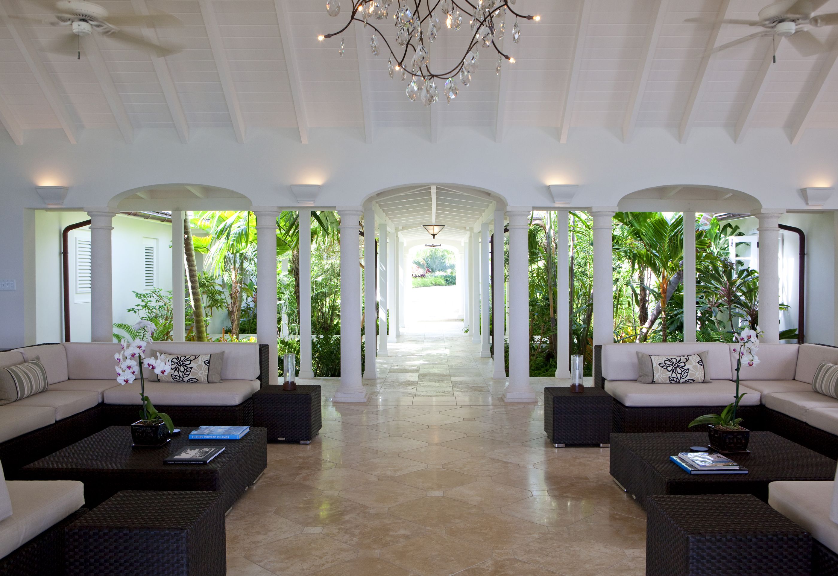 Living area in Turtle Reef, Antigua