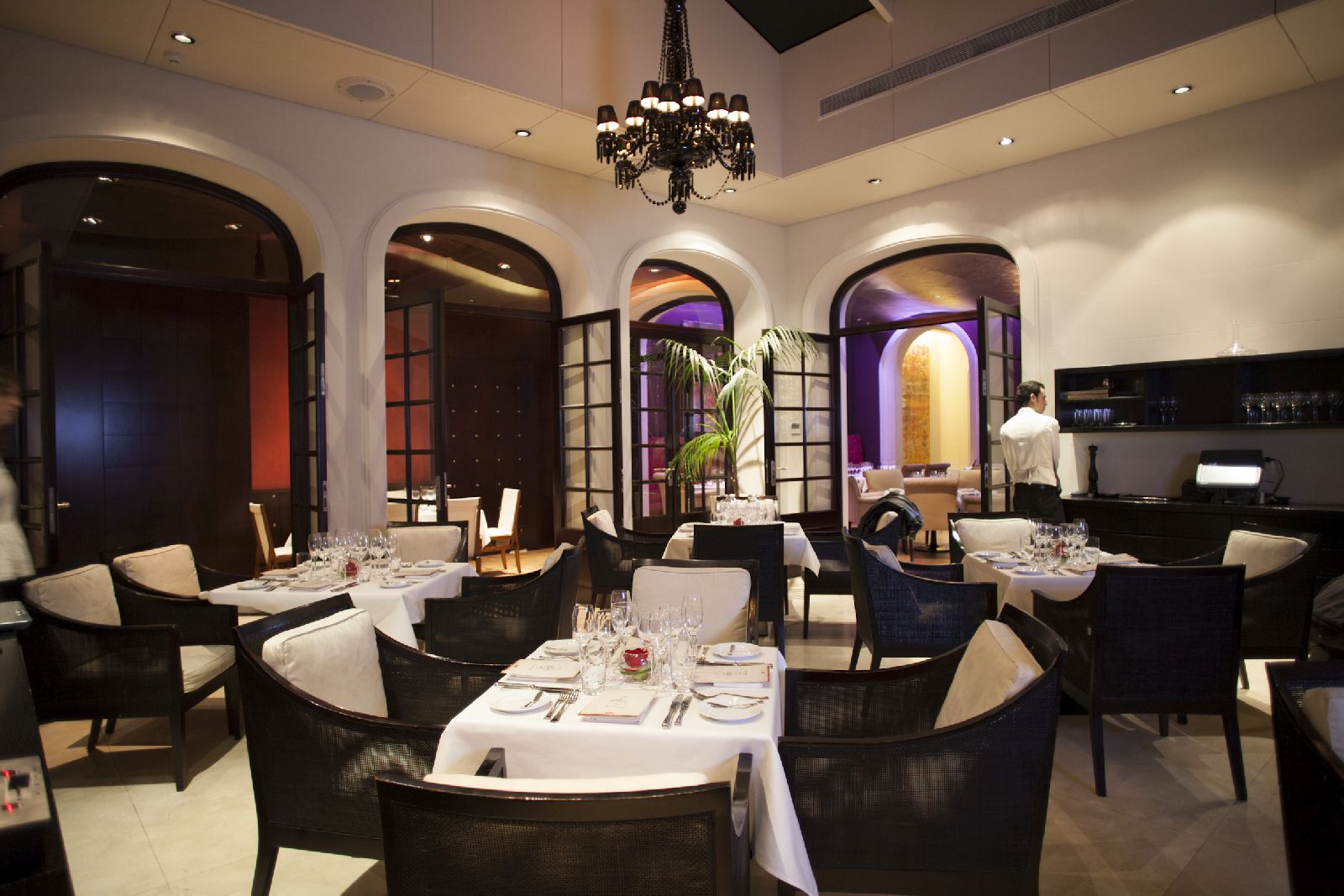 Restaurant of the Algodon Mansion hotel in Buenos Aires