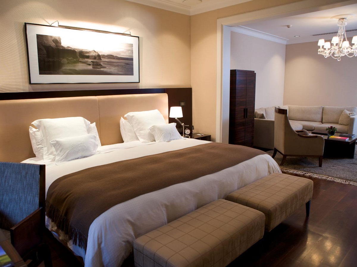 bedroom guest suite at Algodon Mansion in Argentina