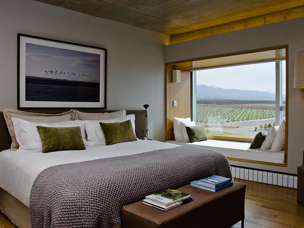 Bedroom at Casa de Uco Vineyards and Wine Resort in Argentina