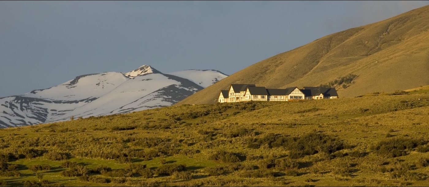 Distant view of the exterior of Eolo in Argentina